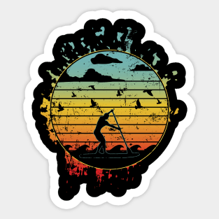 excellent paddleboard surfing Supporter vintage Sticker